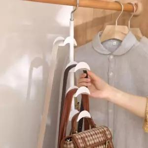아치형 가방 걸이대 유아 책가방 걸이 옷장 어린이 거치대 핸드백 정리 행거 보관 스카프 벨트 고리 후크