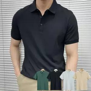 [굿스맨]남성 클래식 아이스 쿨링 무지 카라셔츠 반팔티 4컬러