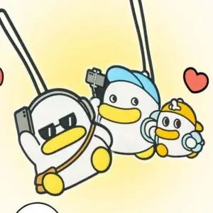 실리콘 네임텍 캐릭터키링 가방악세사리 네임택