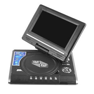 DVD 플레이어 8인치 미니 CD EVD 디스크 데스크탑 디지털 스마트 TV 리모컨 휴대용 여행용 270 회전식 LCD 화면