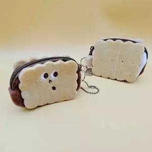 [하프클럽/]키링월드 귀여운 모양 키링 쿠키 동전 지갑 미니