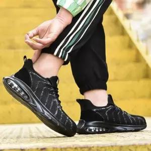 러닝화 에어쿠션초경량작업화 작업화 발편한 여름용 메쉬