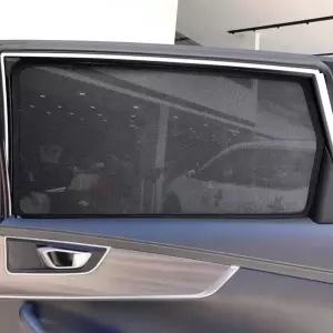 마쓰다 CX5(2017-2025)용 페이실리니야 마그네틱 리어 사이드 윈도우 선쉐이드 승객용 버클이 있는