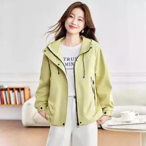 여성 트렌치코트 코트 봄가을 슬림핏 트렌치 쇼트 점퍼 상의 원픽3