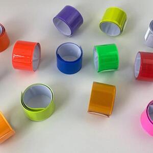 반사 PVC 스냅 팔찌 야간 맥세이프호환 손목밴드 (러닝  사이클링용) 고시인성