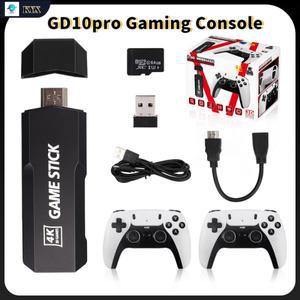 휴대용 레트로 복고풍 엔틱 비디오 게임 콘솔 스틱 4K 3D 40000 게임패드 클래식 PC PS용