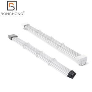 검정 흰색 600W 12Vhp 호환WR 남성-여성 연장 케이블 RTX4080 4090Ti 5.0 12+4Pin 16Pin PCIE 어댑터 빗