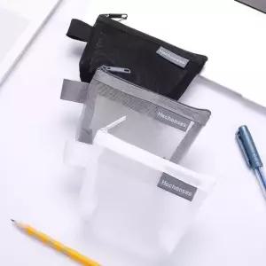 메쉬 미니 파우치 다용도 여행용 휴대용 키파우치 그물 소지품 카드 동전 지갑 틴트