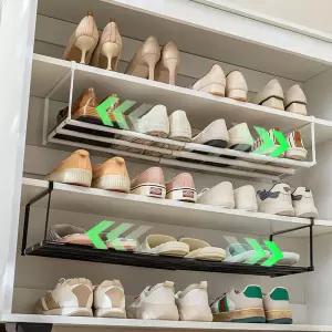 길이조절 신발 정리대 현관 신발장 정리 펜트리 틈새 보조 선반 보관 거치대 싱크대 슈즈렉