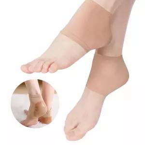 뒤꿈치 각질보습패드 1세트 밴드형 남녀공용 발꿈치 보호 밀착형 블랙 스킨