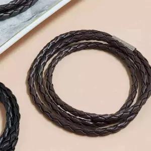 [라일리쥬얼리] Rly PU 가죽 로프 팔찌 끈팔찌 우정팔찌