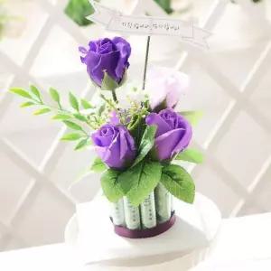 로즈케익 용돈박스10 바이올렛 어버이날 용돈케이크 용돈 박스