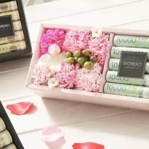 플라워 용돈박스(S) 핑크 어버이날 부모님 용돈케이크