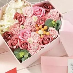 모두 플라워 비누 꽃 선물 하트 비누 꽃 카네이션 용돈 박스 어버이날 가정의달 단체선물 5월 선물 감사선