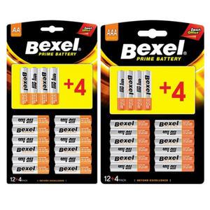 벡셀 알카라인 건전지 AA AAA 1.5V (12+4) 16개입 백셀 건전지