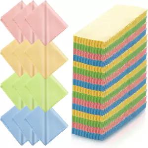 Fabbay 200개 안경용 극세사 클리닝 천 7 x 6 인치 스크린 렌즈 물티슈 스마트 폰 노트북 태블릿 LCD