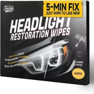 헤드라이트 복원 키트 물티슈 5분 수정 새로운 상태로 OEM 렌즈 및 청소 클리너 리스토어 안전합니다