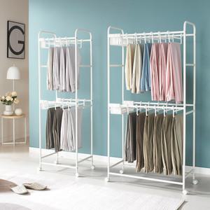 하프 카트형 이동식 바지걸이 행거