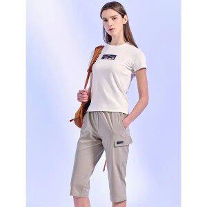 [아웃도어스/네파 이젠벅]여성 우븐 7부 팬츠 베이지 ISFEKBO01BE