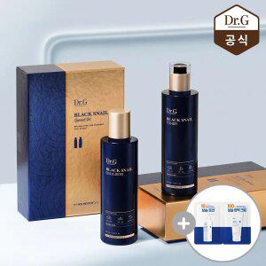 닥터지 블랙 스네일 베이직 2종 세트(토너 150ml, 에멀전 150ml) + 배리어D 2열 샤쉐