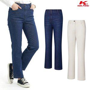 콜핑 2101PK806W 슬림 세미 부츠컷 데님 여성 봄 여름 등산 청바지