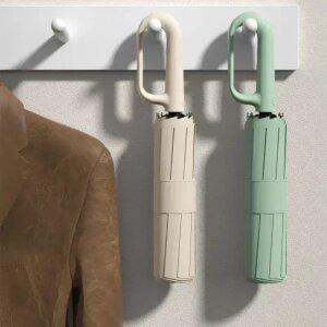 카라비너 3단자동우산 우양산 원터치 자외선차단 튼튼한 접이식우산