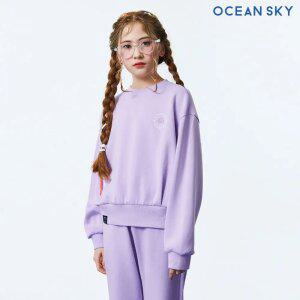 [오션스카이] 여아 주름장식 크롭 맨투맨 티셔츠-CAJG5157B0T