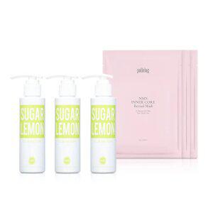 조성아 원더바스 슈가레몬 클렌저 120ml 3개 + [증정] NMN 이너 코어 리바이탈 마스크