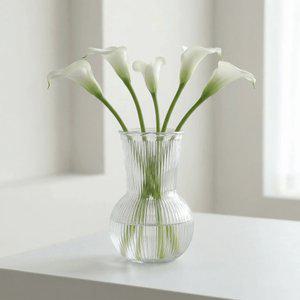 인테리어 유리 테이블 화기 꽃병 꽃장식 포드라그화병