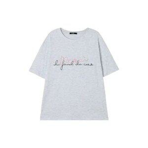 메르시 입체 자수 반팔티셔츠 AQ2CT652