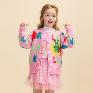 [아이러브제이] M.래빗진주 와펜 니트 가디건 JWSOU41