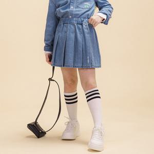 [아이러브제이] B.비긴즈 데님 플리츠 스커트 JWSSK23