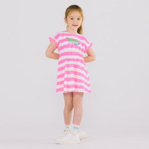 [아이러브제이] 헬로잇츠 스트라이프 프릴 원피스 JWUOP24