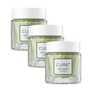 [10%] 김정문알로에 큐어 안티에이징 크림S 50g 3개