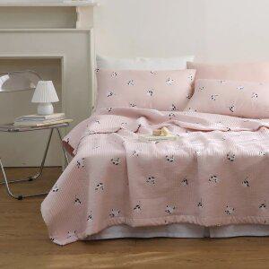 플로라 캣츠 세미마이크로 먼지없는 이불 겸 스프레드 SS/Q/K