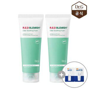 닥터지 약산성 레드 블레미쉬 클리어 수딩 폼 150ml 2개 + 배리어D 2열 샤쉐