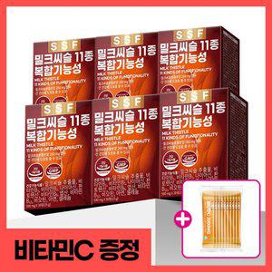 [비타민C10포 더]순수식품 밀크씨슬 실리마린 6개월분(180정) 간건강 밀크시슬 11종복