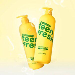 메디올 틴 프레시 알시피 청소년 지성두피케어 정수리냄새 대용량 샴푸 1L 2개