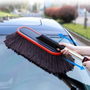 다용도 차량 깔끔 청소 극세사 먼지털이개 자동차 세차 먼지솔 먼지떨이 왁스 면사 브