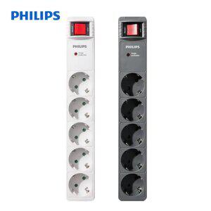 필립스 멀티탭 고용량 과부하차단 프로 서지보호 5구 2M