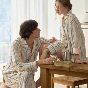 페키 긴팔 남성페어 크림 (40수)