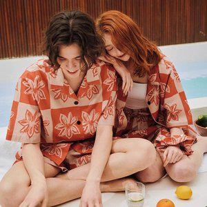 뉴라오 반팔 페어 다크오렌지 (32수)