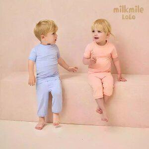 [밀크마일로로] 로로반팔내의상하세트