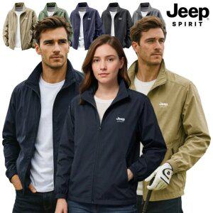 지프 JEEP SPIRIT 남녀공용 바람막이 방풍 자켓 윈드브레이커 재킷 캠핑 등산 아웃도어