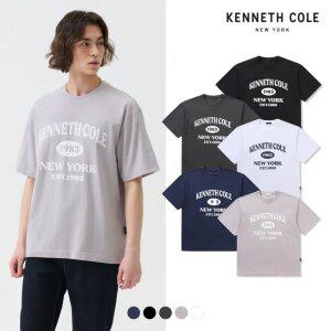 [택가 39000원][케네스콜]유니) C100 20S 싱글 케네스콜 뉴욕로고 반팔티(LKTMCTR751M
