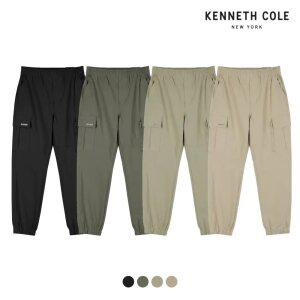 [케네스콜]남성) 나일론스판 풀밴딩 테이퍼드 카고 조거핏 팬츠(EKSMCNT180P)