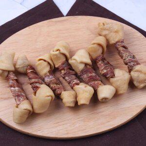 강아지수제간식 [프리미엄] 한우우피꽈배기 오리말이S 100g