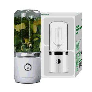 휴대용 블렌더 무선 미니 믹서기 텀블러 소형 핸드 초고속블렌더 6중 칼날 가정용 캠핑