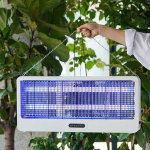 [유선]40W 고전압 대형 2중 UV 모기퇴치기 업소용 해충 벌레퇴치 리모컨형 포충기 벽걸