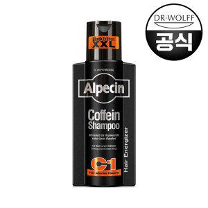 [쇼핑백 증정] 알페신 카페인 샴푸 c1 블랙 에디션 모발 및 두피 강화 375ml